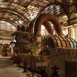 Steam turbine wallpaper