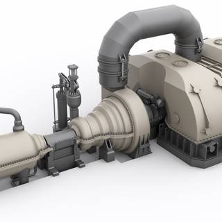 Steam turbine wallpaper