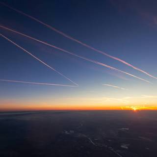 Contrail wallpaper