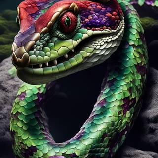 Horned Serpent wallpaper