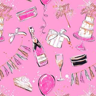 Birthday preppy wallpaper