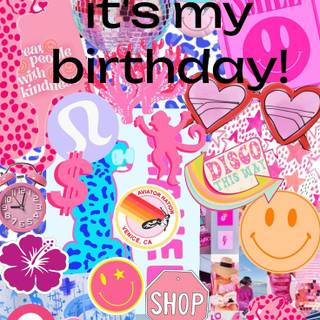 Birthday preppy wallpaper