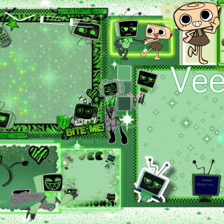 Shelly and Vee wallpaper