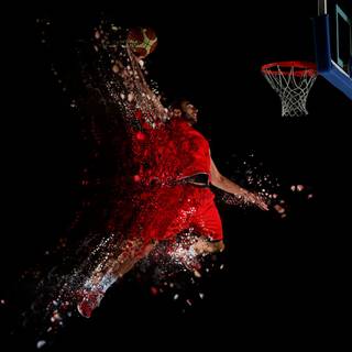 Basketball court desktop wallpaper