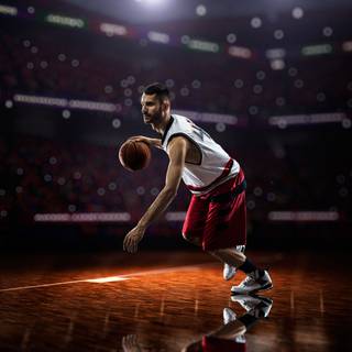 Basketball player 4k desktop wallpaper