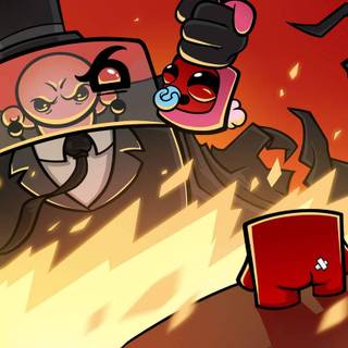 Super Meat Boy desktop wallpaper