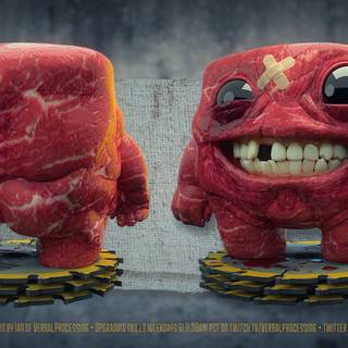Super Meat Boy desktop wallpaper