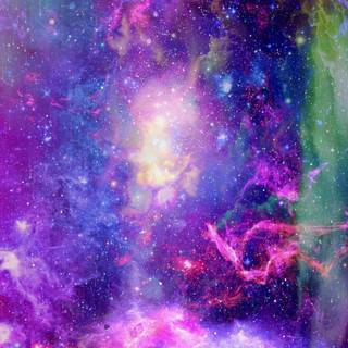 Colorful galaxy wallpaper