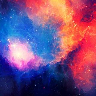 Colorful galaxy wallpaper