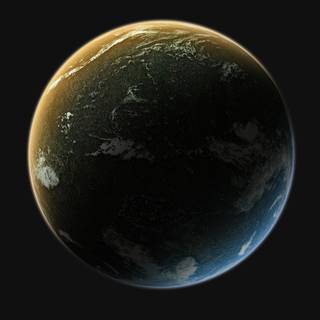 Black planet wallpaper