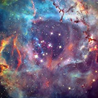 Colorful galaxy wallpaper