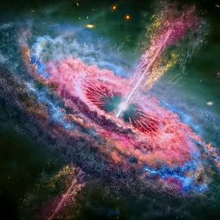 Colorful galaxy wallpaper