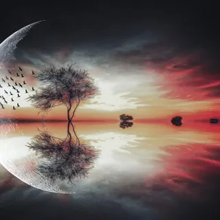 Beautiful moon wallpaper