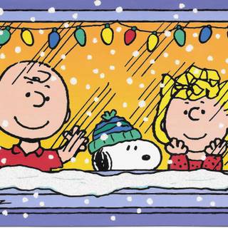 Winter Snoopy PC wallpaper