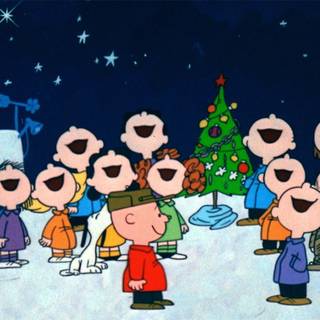 Snoopy Christmas PC wallpaper