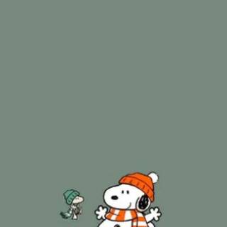 Snoopy Christmas phone wallpaper