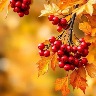 Autumn iPhone leaves wallpaper