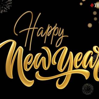 New Year message wallpaper