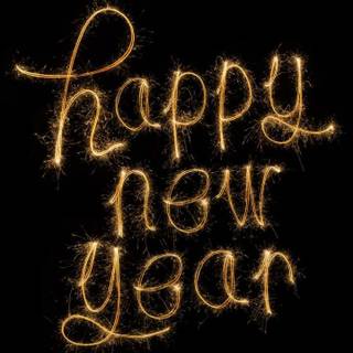 New Year message wallpaper