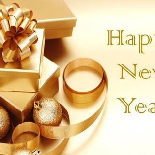 New Year message wallpaper