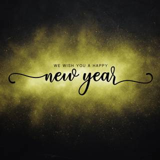 New Year message wallpaper
