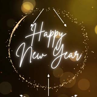 New Year message wallpaper