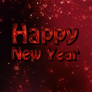New Year message wallpaper