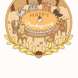 Cute Thanksgiving Kawaii wallpaper