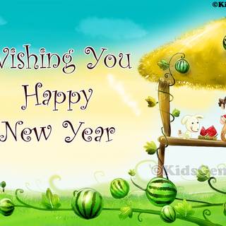 Laptop Happy New Year wallpaper