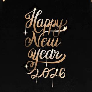 New Year 2026 iPhone wallpaper