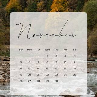 Autumn November iPad wallpaper