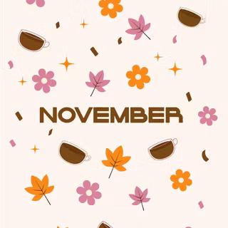 Autumn November iPad wallpaper