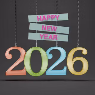 Happy New Year 2026 desktop wallpaper