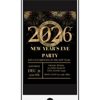 New Year 2026 iPhone wallpaper