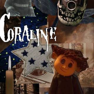 Wybie and Coraline wallpaper