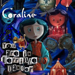 Wybie and Coraline wallpaper