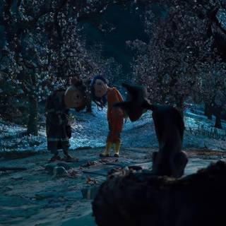 Wybie and Coraline wallpaper