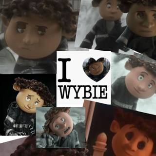 Wybie and Coraline wallpaper