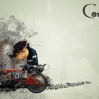 Wybie and Coraline wallpaper