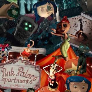 Wybie and Coraline wallpaper