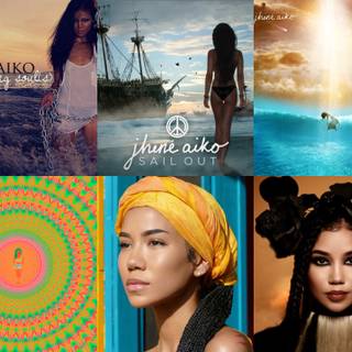 Jhene Aiko Living Room Flow album wallpaper