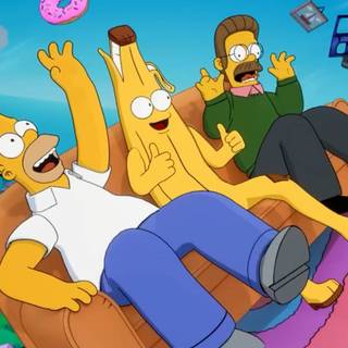 Fortnite Simpsons wallpaper