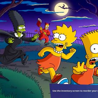 Fortnite Simpsons wallpaper