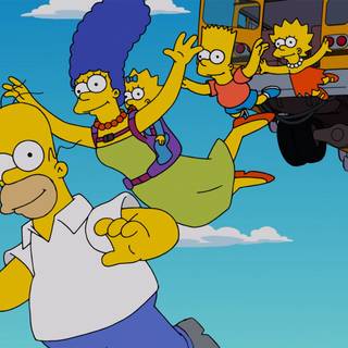 Fortnite Simpsons wallpaper