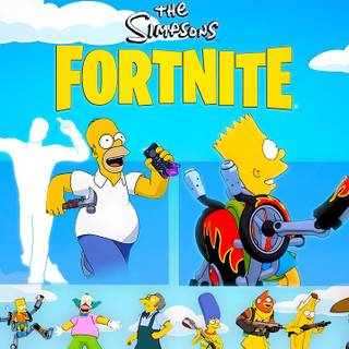 Fortnite Simpsons wallpaper