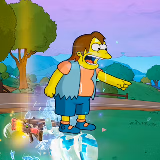 Fortnite Simpsons wallpaper