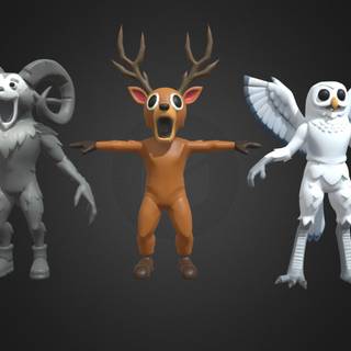 99 Nights in the Forest The Ram wallpaper