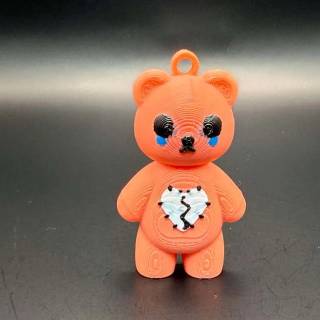 Teddy bear with broken heart wallpaper