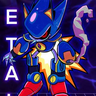 Sonic and Metal Sonic wallpaper