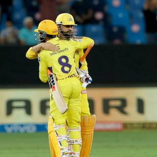 Jadeja and Dhoni wallpaper